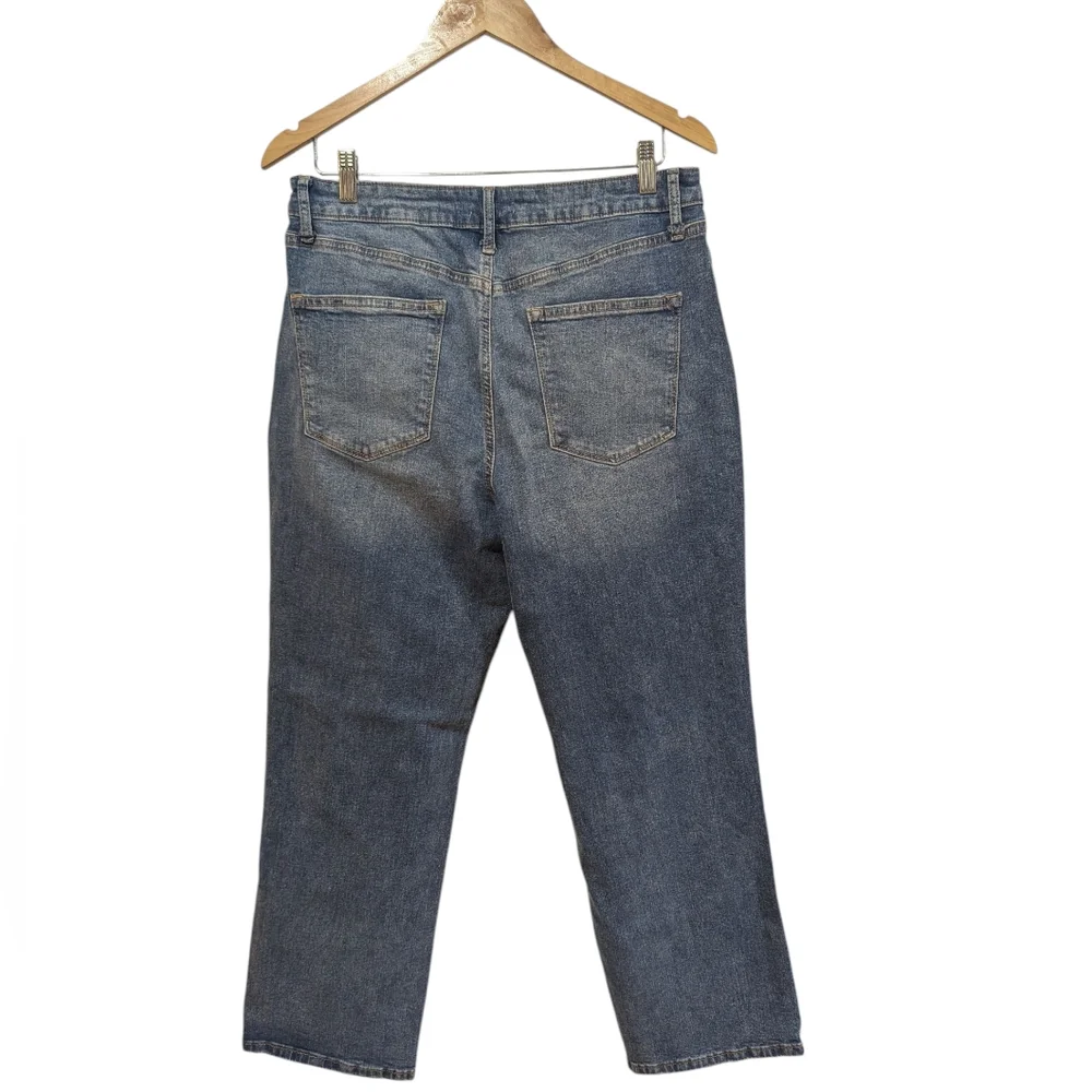 Sonoma High Rise Straight Stretch Blue Jeans Size 14